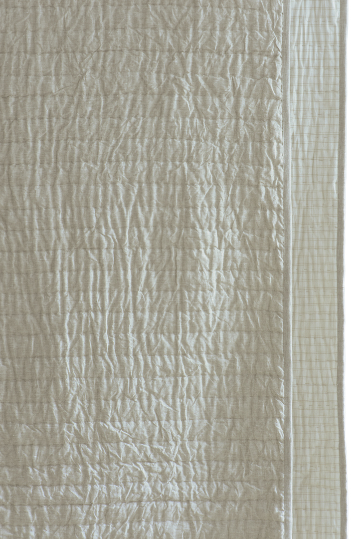 Bianca Lorenne Misaka Oatmeal Bedspread | Luxury Linen Bedspread NZ image 4